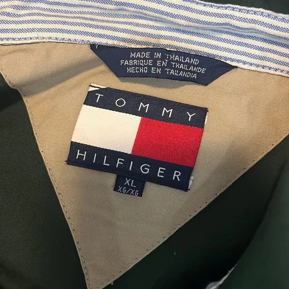 Vintage 1990s Tommy Hilfiger Harrington Crest Jacket Men's Size XL - Picture 9 of 9